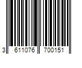 Barcode Image for UPC code 3611076700151