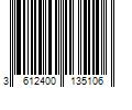 Barcode Image for UPC code 3612400135106