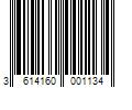 Barcode Image for UPC code 3614160001134