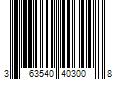 Barcode Image for UPC code 363540403008