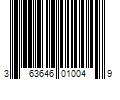 Barcode Image for UPC code 363646010049