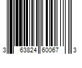 Barcode Image for UPC code 363824600673