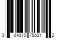 Barcode Image for UPC code 364370755312