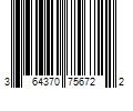 Barcode Image for UPC code 364370756722