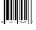 Barcode Image for UPC code 364370756791