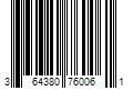 Barcode Image for UPC code 364380760061