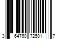 Barcode Image for UPC code 364760725017