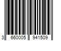 Barcode Image for UPC code 3660005941509. Product Name: Yves Rocher Pure Algue Moisturizer and Refreshing Face Wash Gel 390 ml