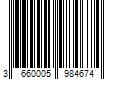 Barcode Image for UPC code 3660005984674