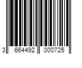 Barcode Image for UPC code 3664492000725