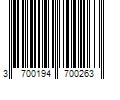 Barcode Image for UPC code 3700194700263