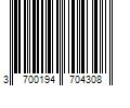 Barcode Image for UPC code 3700194704308