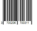 Barcode Image for UPC code 3700206700311