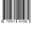 Barcode Image for UPC code 3700431421982