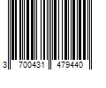 Barcode Image for UPC code 3700431479440