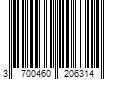 Barcode Image for UPC code 3700460206314