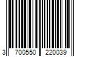 Barcode Image for UPC code 3700550220039