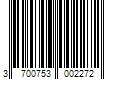 Barcode Image for UPC code 3700753002272