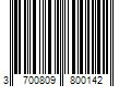 Barcode Image for UPC code 3700809800142