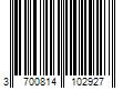 Barcode Image for UPC code 3700814102927