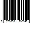 Barcode Image for UPC code 3700858700042