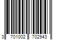 Barcode Image for UPC code 3701002702943