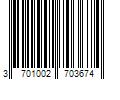 Barcode Image for UPC code 3701002703674