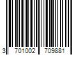 Barcode Image for UPC code 3701002709881