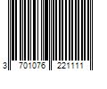 Barcode Image for UPC code 3701076221111