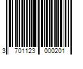 Barcode Image for UPC code 3701123000201