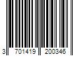 Barcode Image for UPC code 3701419200346