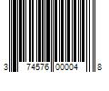 Barcode Image for UPC code 374576000048