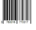 Barcode Image for UPC code 3760016770317