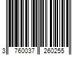 Barcode Image for UPC code 3760037260255