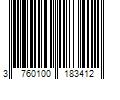 Barcode Image for UPC code 3760100183412