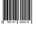 Barcode Image for UPC code 3760147600019