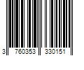 Barcode Image for UPC code 3760353330151