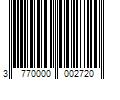 Barcode Image for UPC code 3770000002720