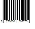 Barcode Image for UPC code 3770000002775