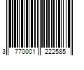 Barcode Image for UPC code 3770001222585