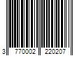 Barcode Image for UPC code 3770002220207