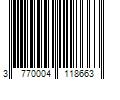 Barcode Image for UPC code 3770004118663