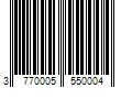 Barcode Image for UPC code 3770005550004