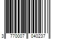 Barcode Image for UPC code 3770007040237