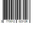 Barcode Image for UPC code 3770012023126