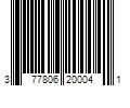 Barcode Image for UPC code 377806200041