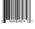 Barcode Image for UPC code 378040062747