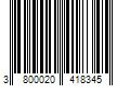 Barcode Image for UPC code 3800020418345