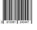 Barcode Image for UPC code 3810061240447