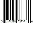Barcode Image for UPC code 381370033394. Product Name: Johnson & Johnson Johnson s Baby Oil  Mineral Oil with Aloe Vera & Vitamin E  20 fl. oz